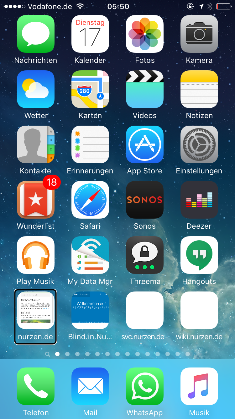 So viele Apps, leider nur noch wenig Akku
