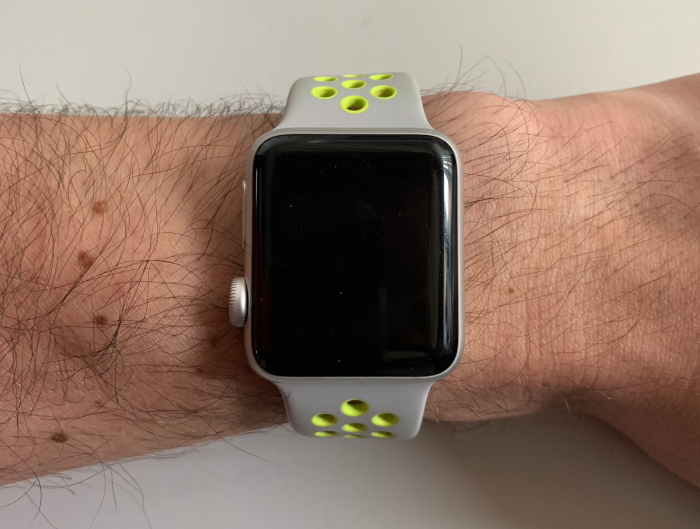 Die Apple Watch 2 an. meinem Arm