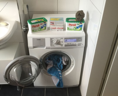 Waschtrockner in meinnem Bad