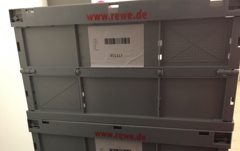 Die komplette Lieferung kam in vier stabilen Transportboxen bis vor die Tür
